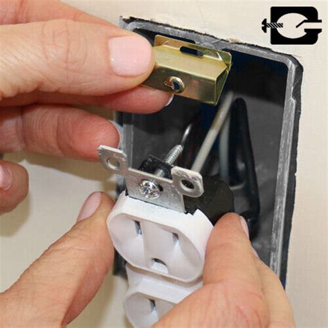 stripped thread electrical box|stabilize electrical outlet box.